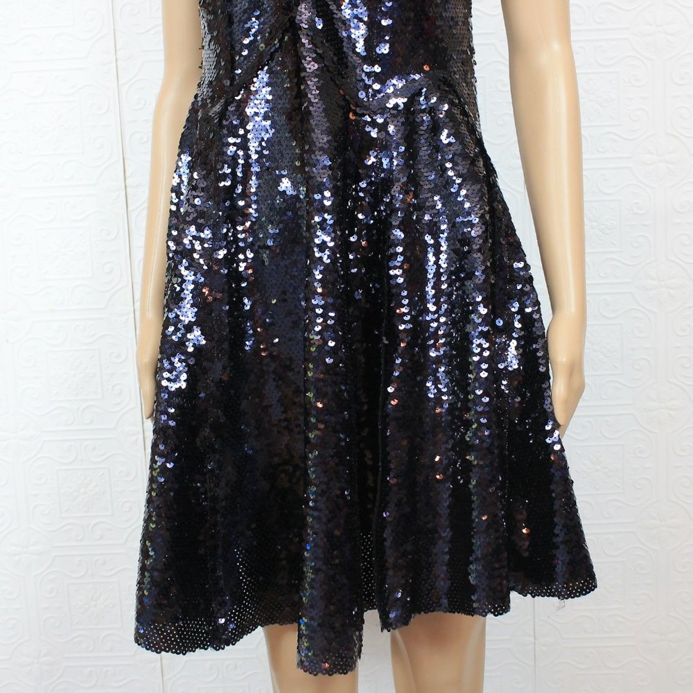 Free People Dance Til Dawn Sequin Skater Dress - Picture 7 of 11
